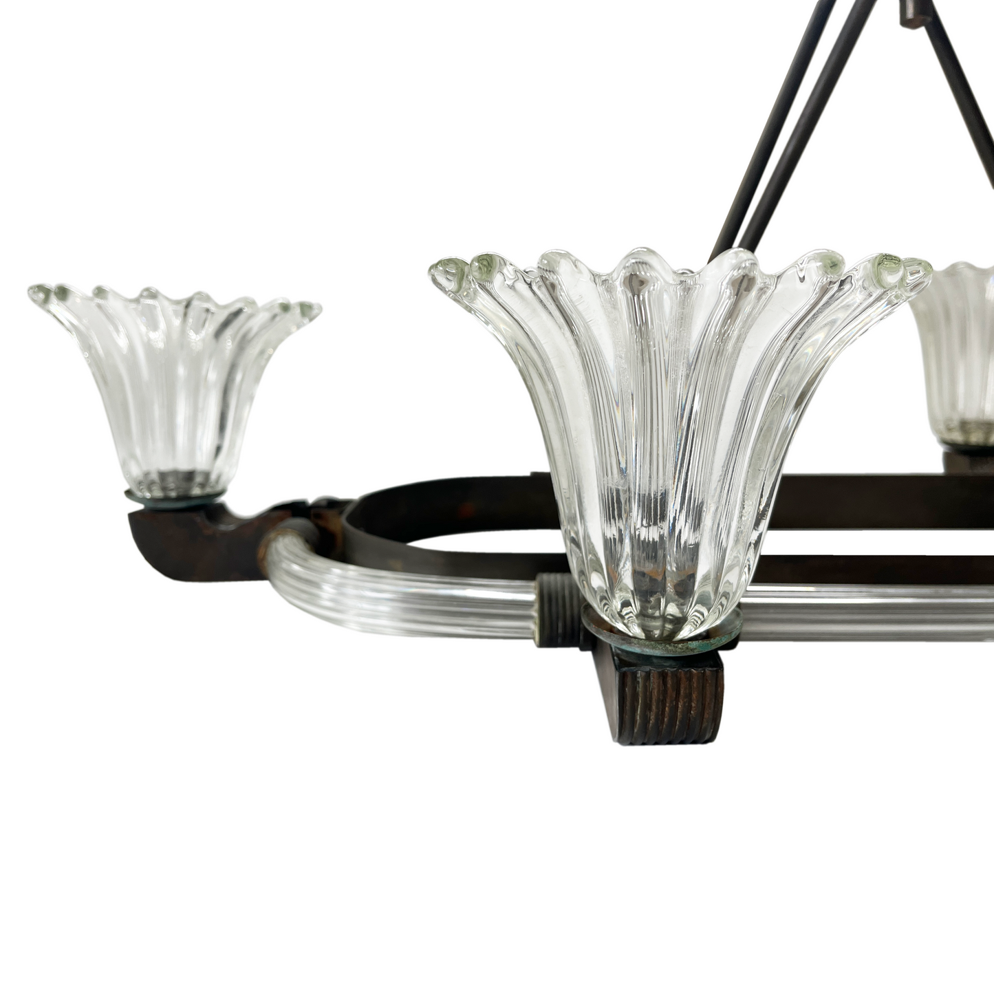 Barovier Six-Shade Murano Glass Chandelier