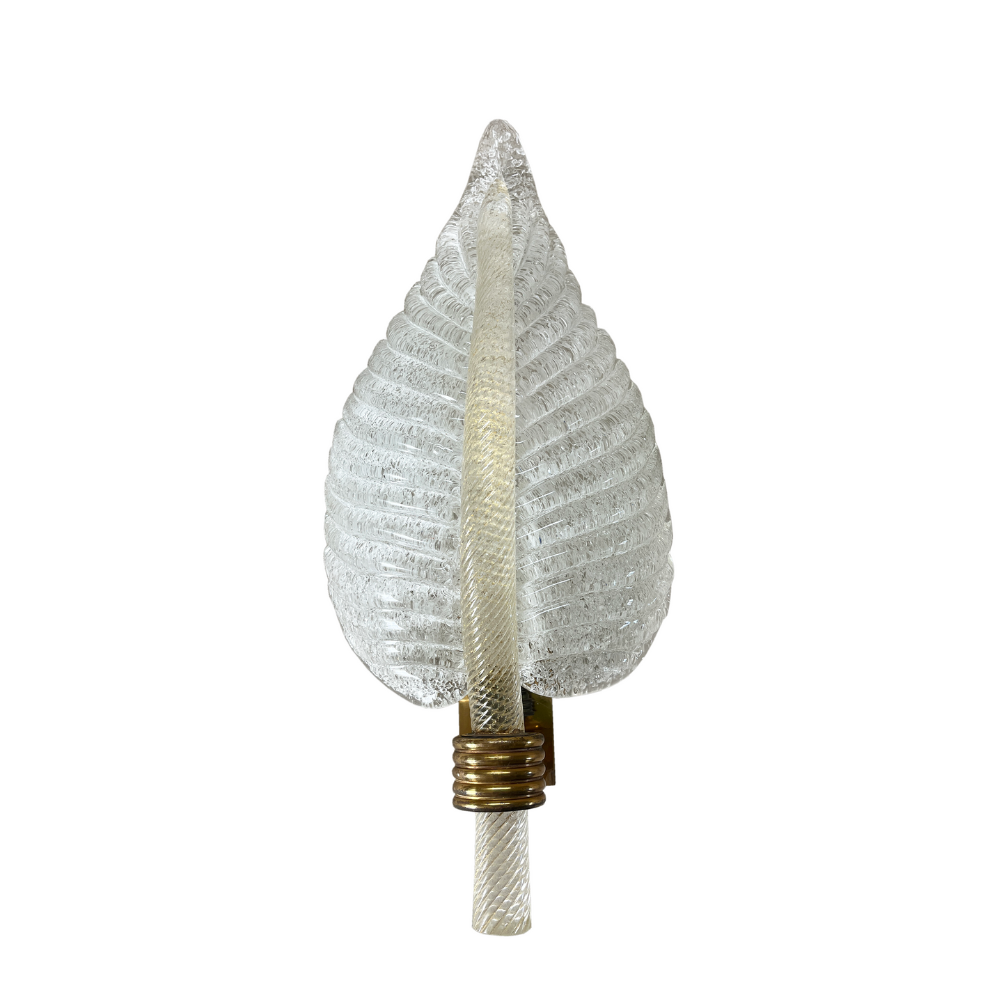 Single Barovier Toso Leaf Wall Light