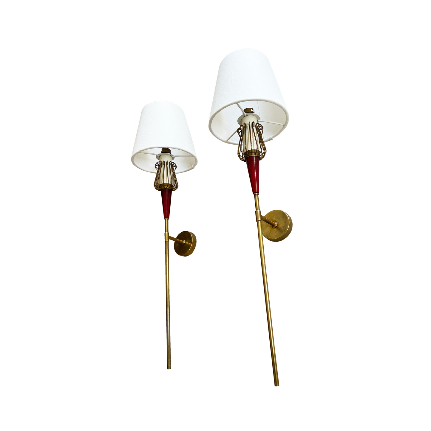 Pair of Maison Lunel Wall Lights