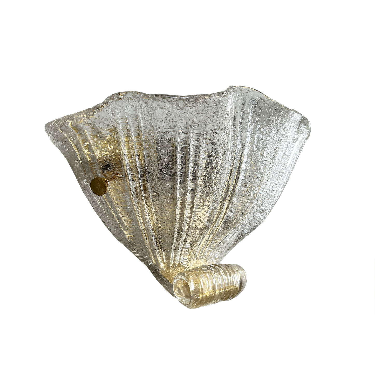 Large Barovier Toso Murano Glass Clam - 3 Available