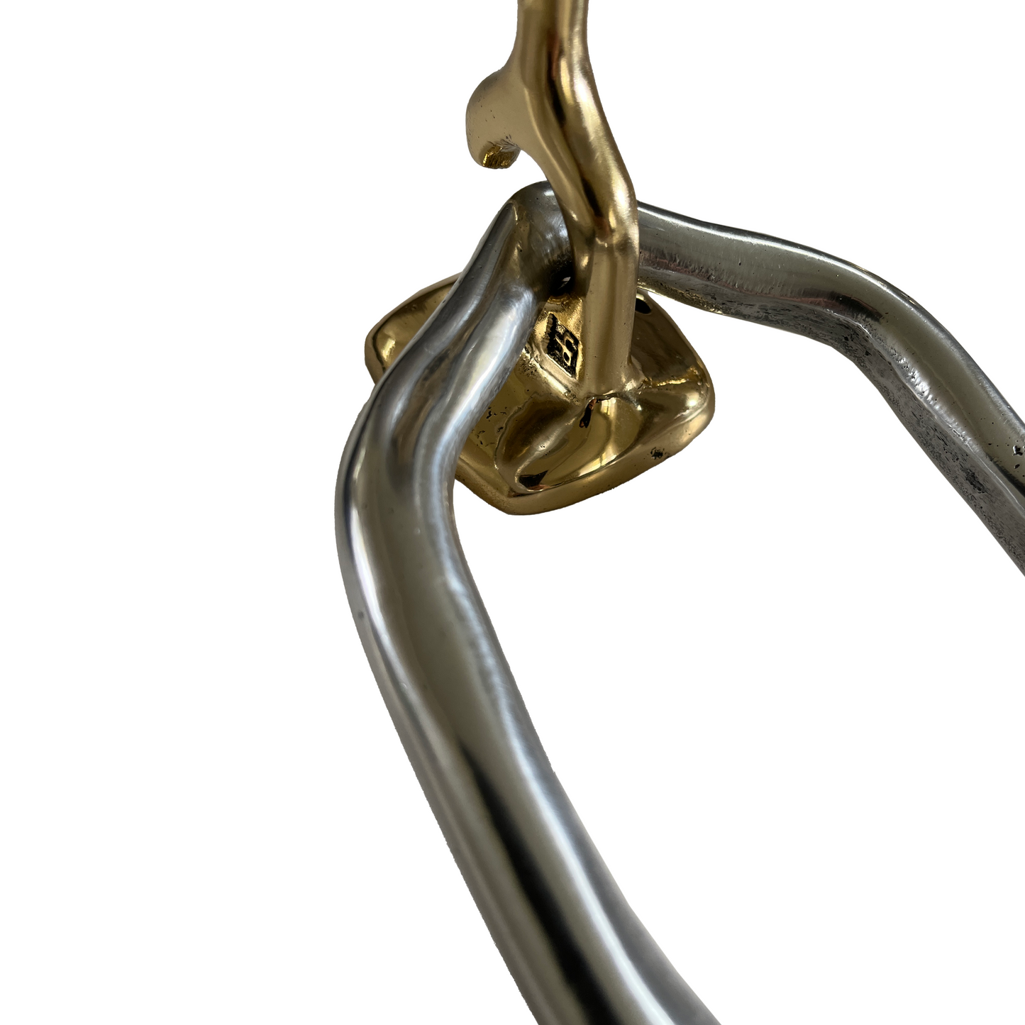 Star Design Towel Holder by David Marshall - close up