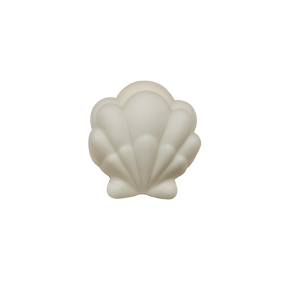 White Opal Glass Shell Sconce