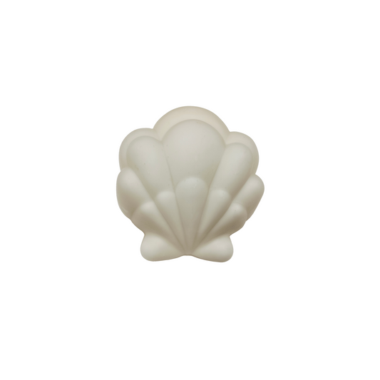 White Opal Glass Shell Sconce