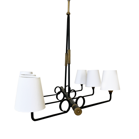 Maison Arlus Looped Arm Chandelier