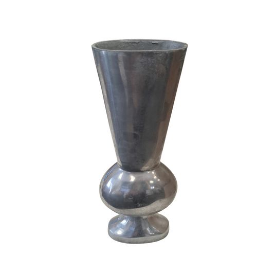 Vintage Aluminum Urn Vase
