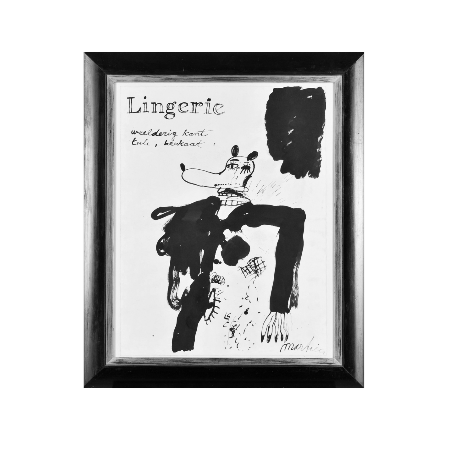 'Lingerie' Mixed Media on Paper - Anton Martineau