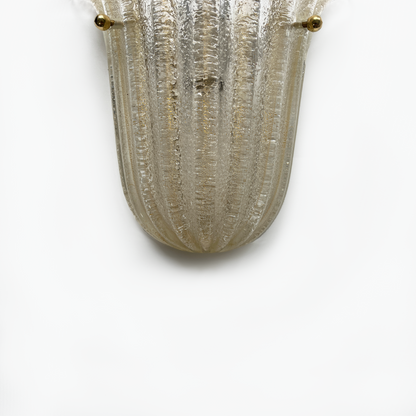 Pair of Barovier & Toso Glass Wall Lights
