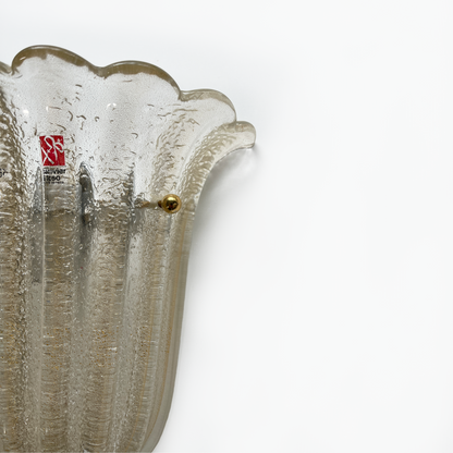 Pair of Barovier & Toso Glass Wall Lights