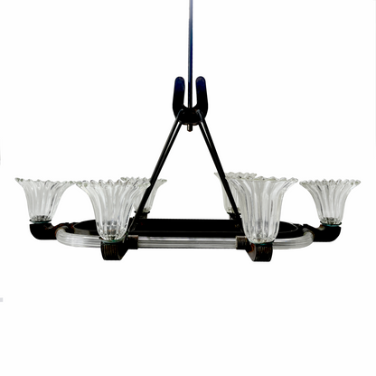 Barovier Six-Shade Murano Glass Chandelier