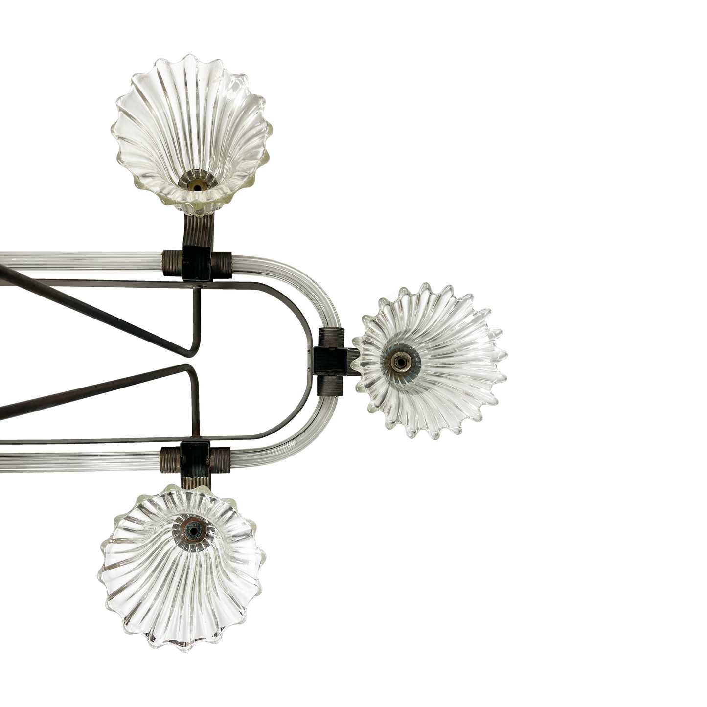 Barovier Six-Shade Murano Glass Chandelier