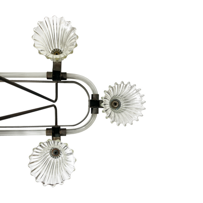 Barovier Six-Shade Murano Glass Chandelier