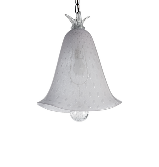 A Vintage Barovier & Toso Bullicante Murano Glass Pendant Light