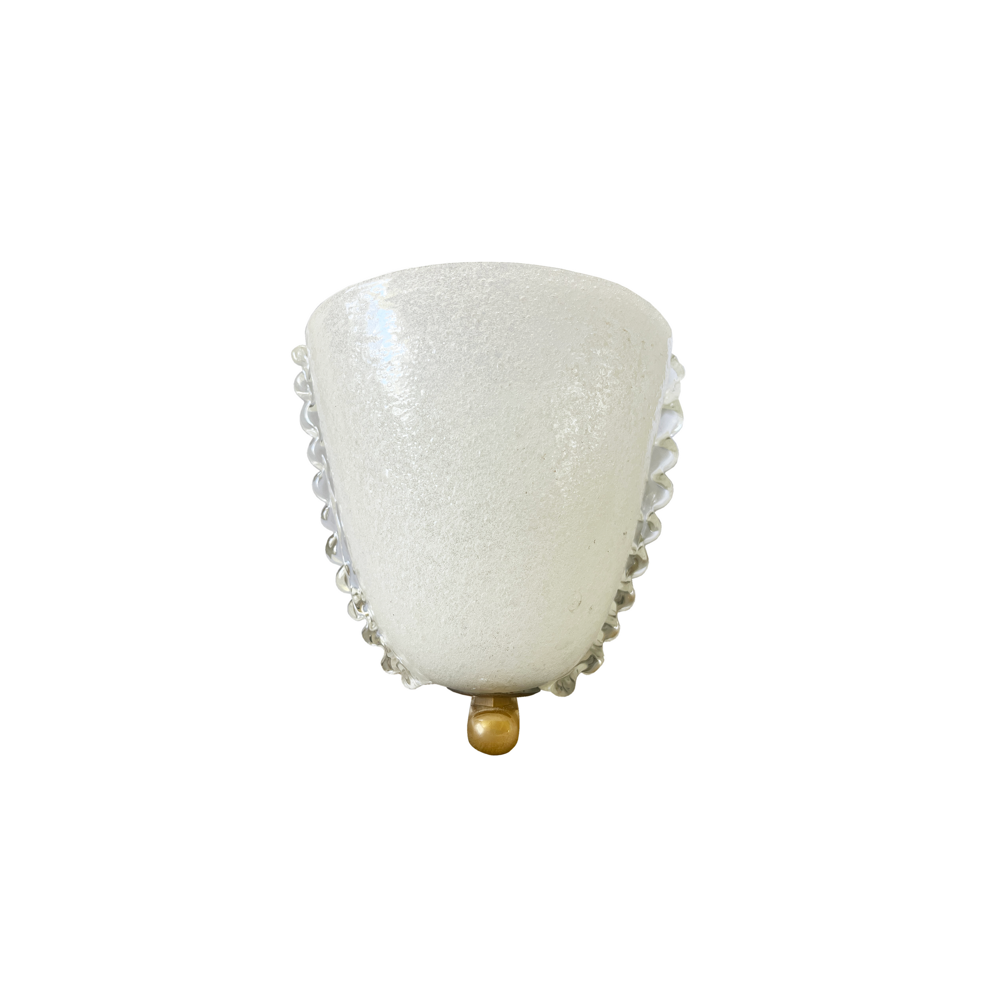 Carlo Scarpa for Venini Murano Glass Sconce