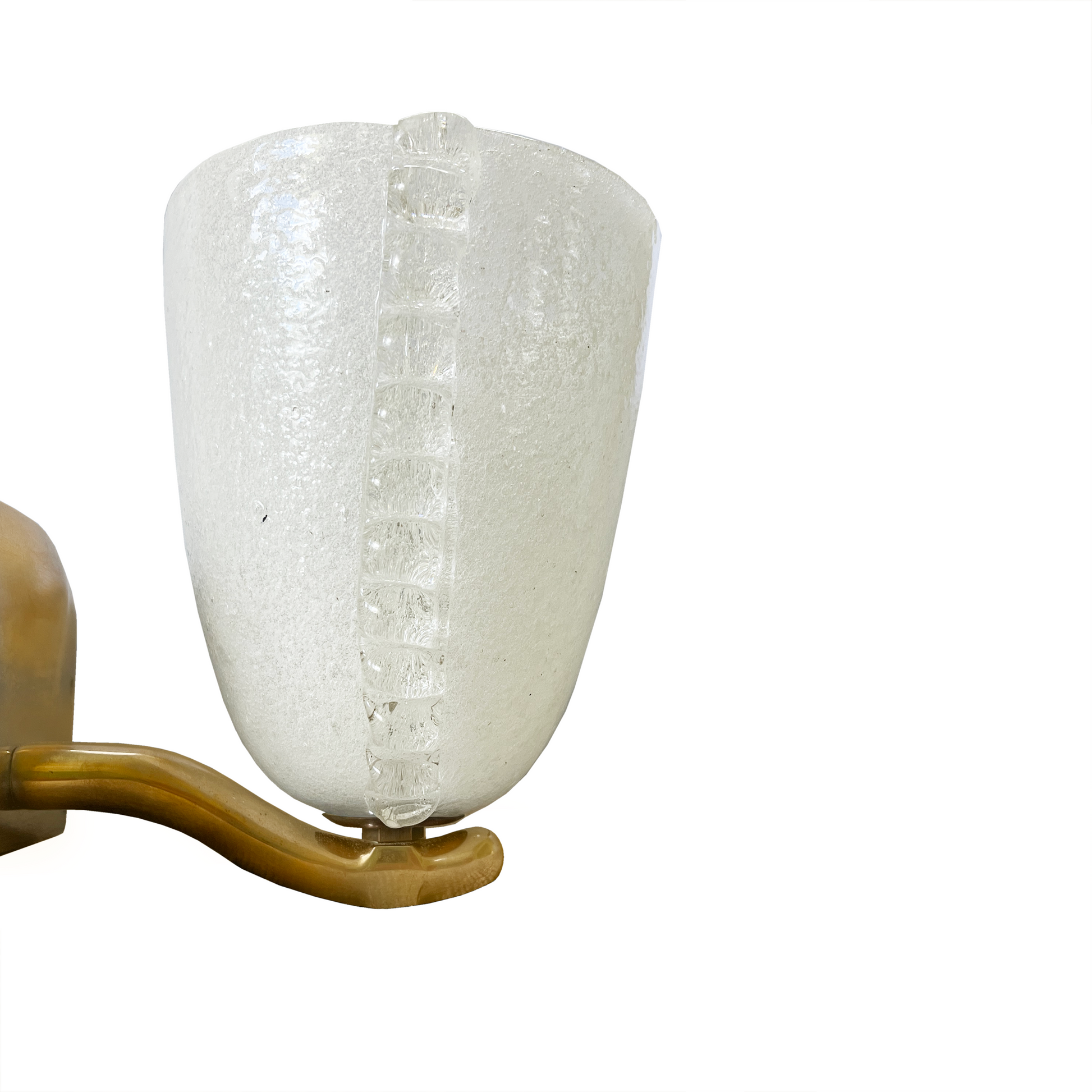 Carlo Scarpa for Venini Murano Glass Sconce - detail view