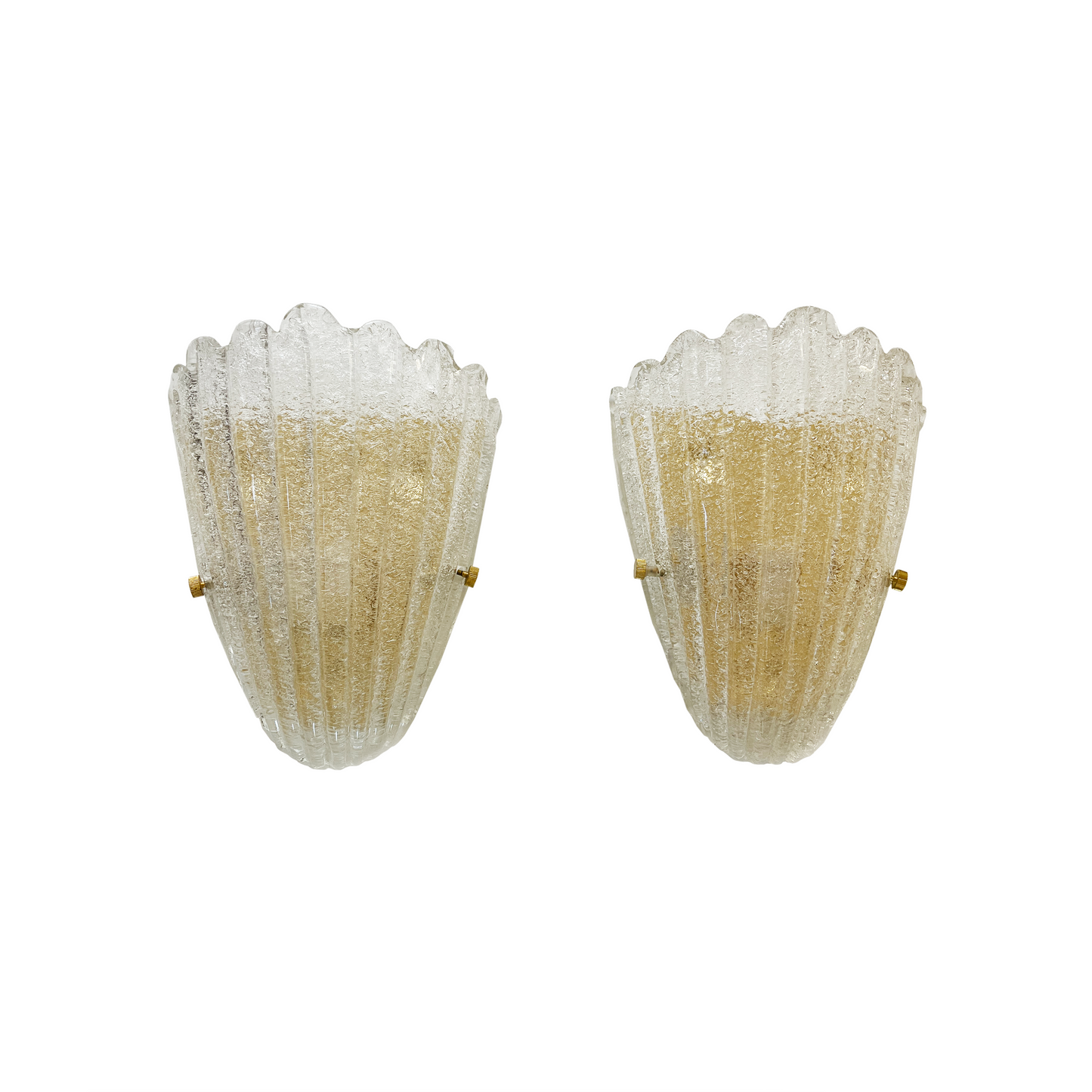 Classic Murano Graniglia Shield Sconces