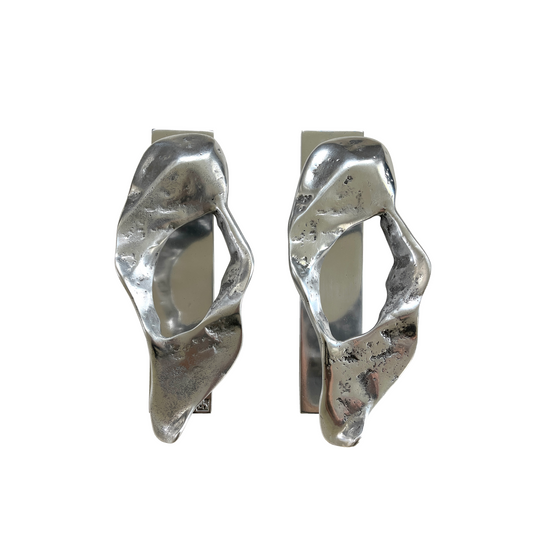 Pair of David Marshall Aluminium Door Handles