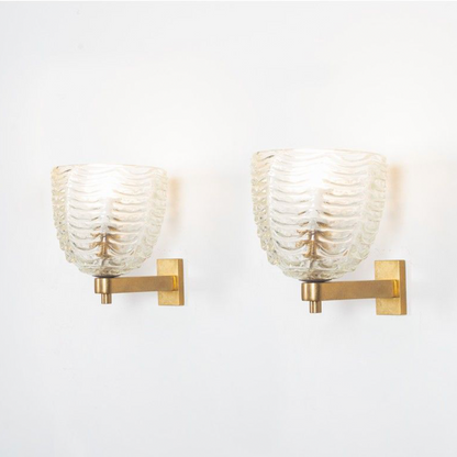 Pair of Wall Lights by Ercole Barovier