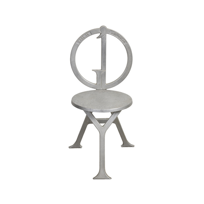 Side profile of the G'Day Chair showing the G, D, apostrophe, A and Y letterform construction