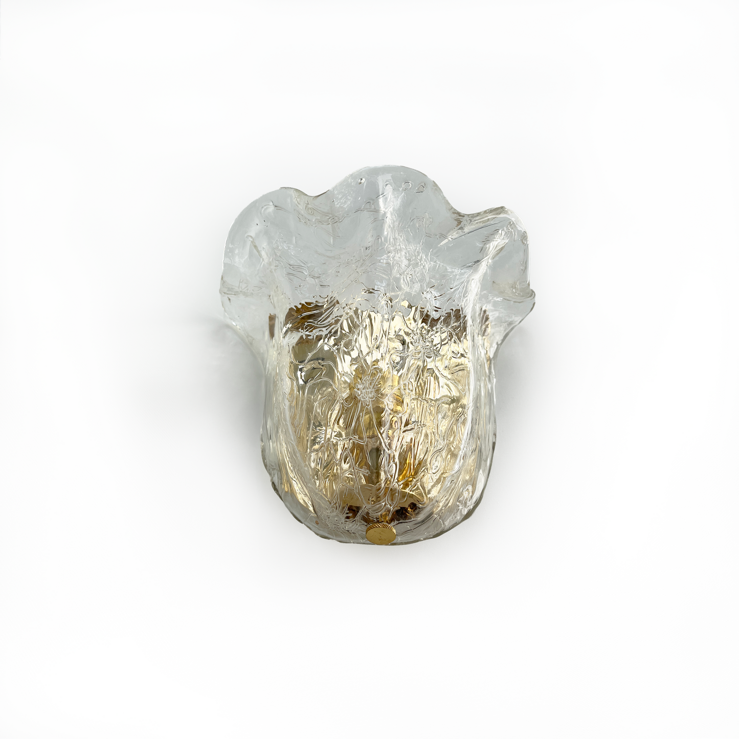 Murano Graffiti Glass Sconce by La Murrina - alternate angle