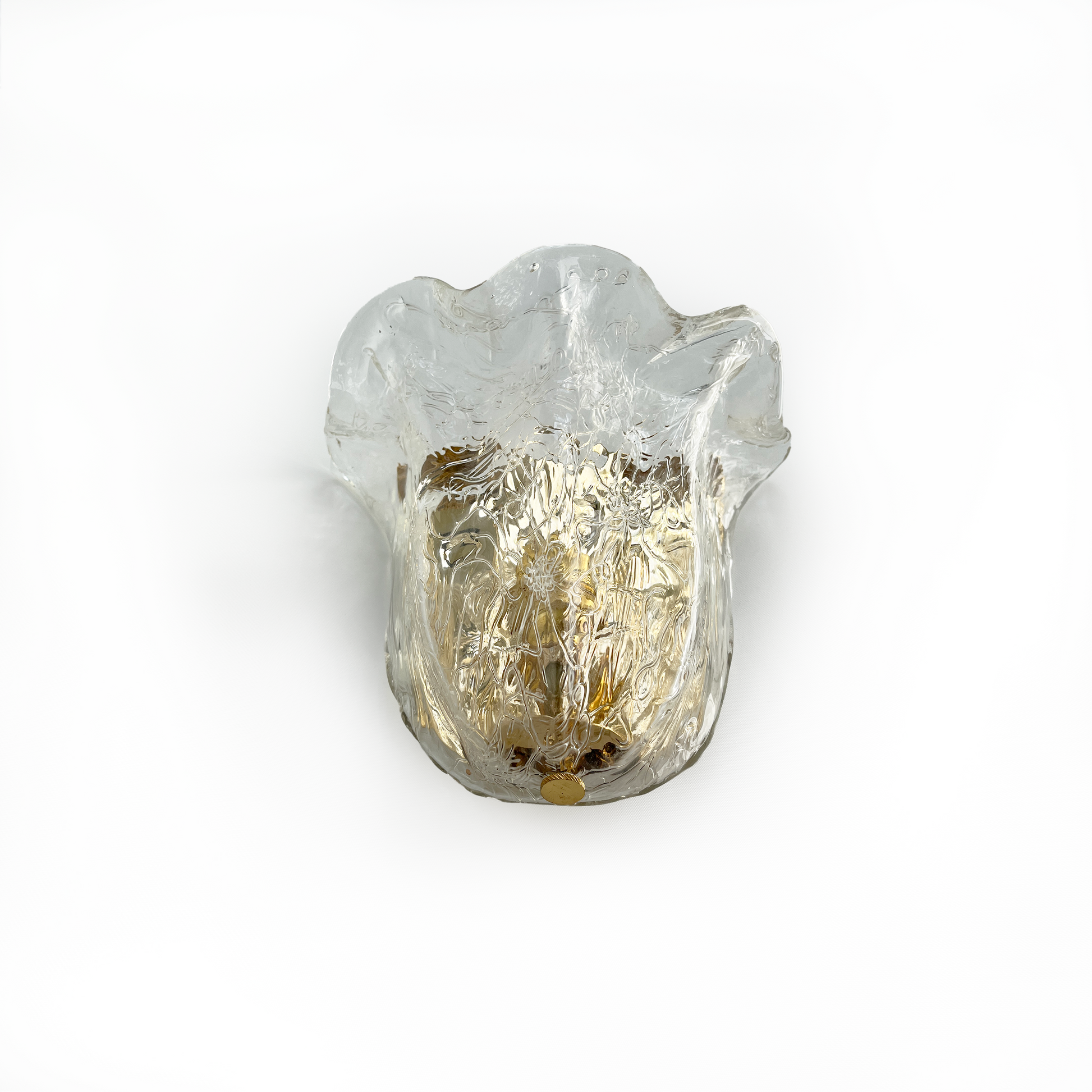 Murano Graffiti Glass Sconce by La Murrina - alternate angle