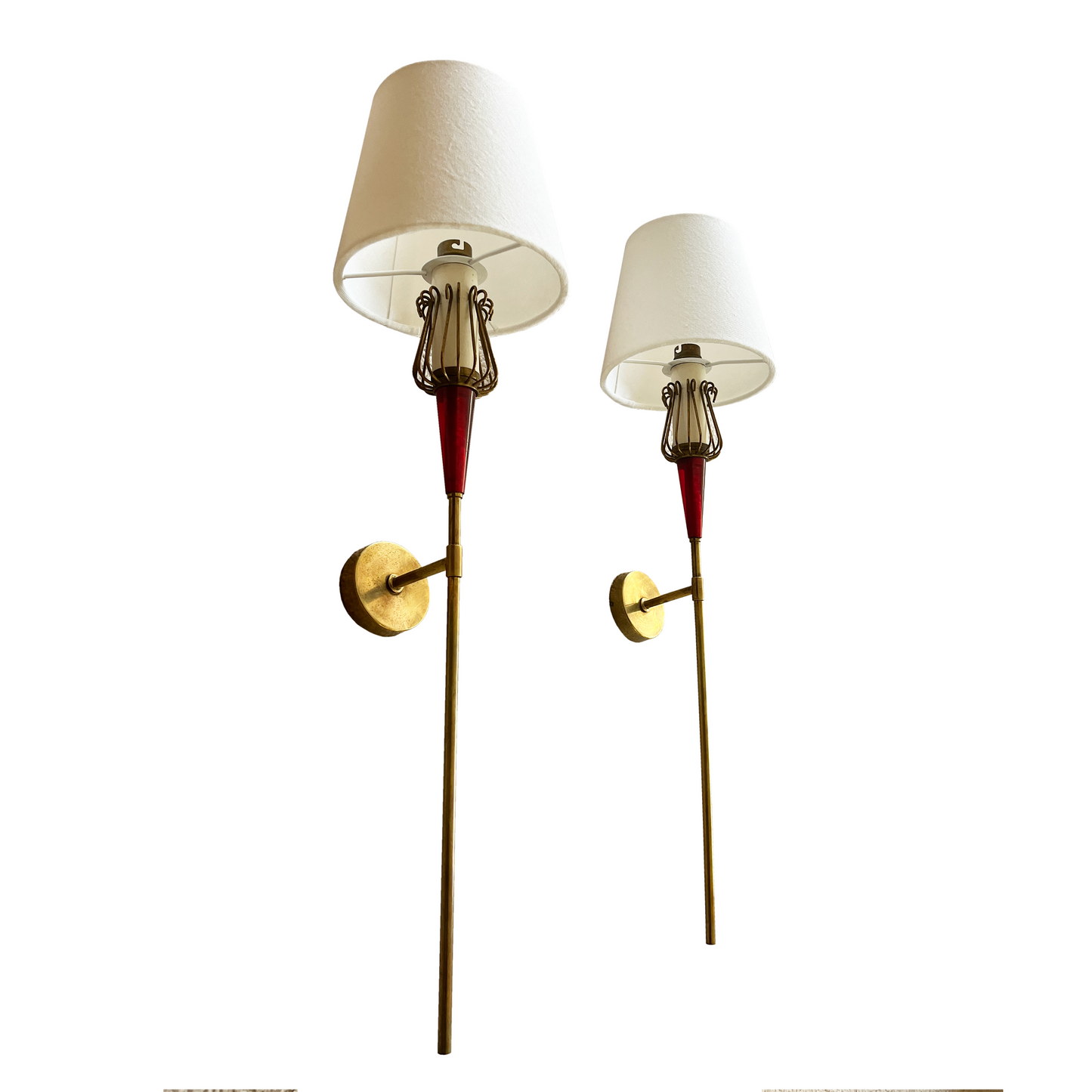 Pair of Maison Lunel Wall Lights