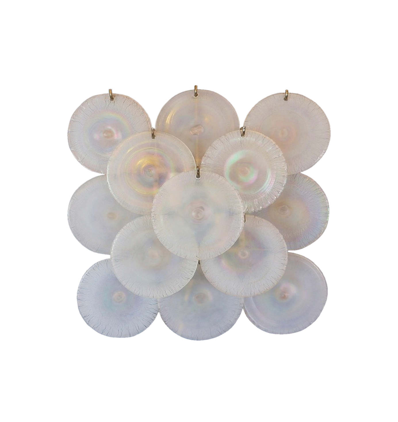 Carlo Nason for Mazzega Murano Glass Wall Lamp