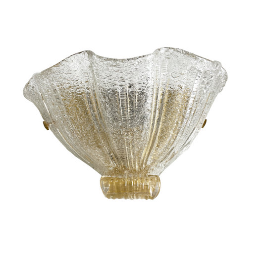 Large Barovier Toso Murano Glass Clam - 3 Available