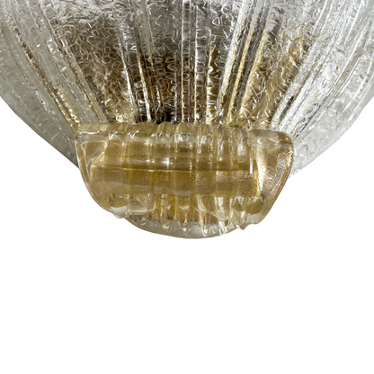 Large Barovier Toso Murano Glass Clam - 3 Available