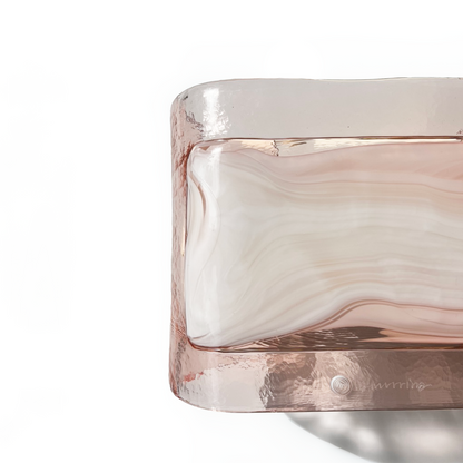 Pink Murano Glass Wall Light by La Murrina - detail view