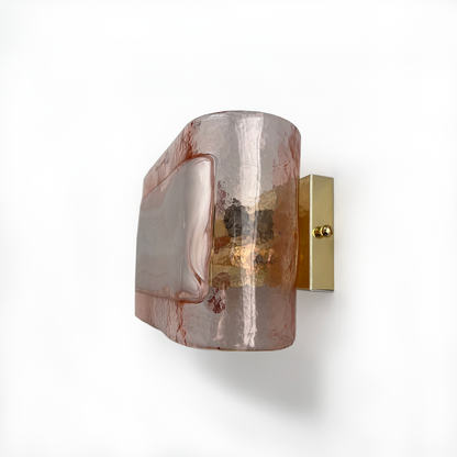 Pink Murano Glass Wall Light by La Murrina - alternate angle