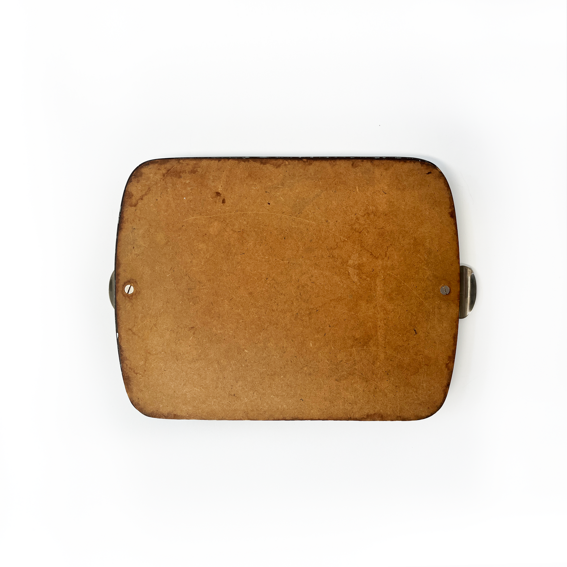 Rectangular Twisted Venini Glass Vanity Tray - detail view