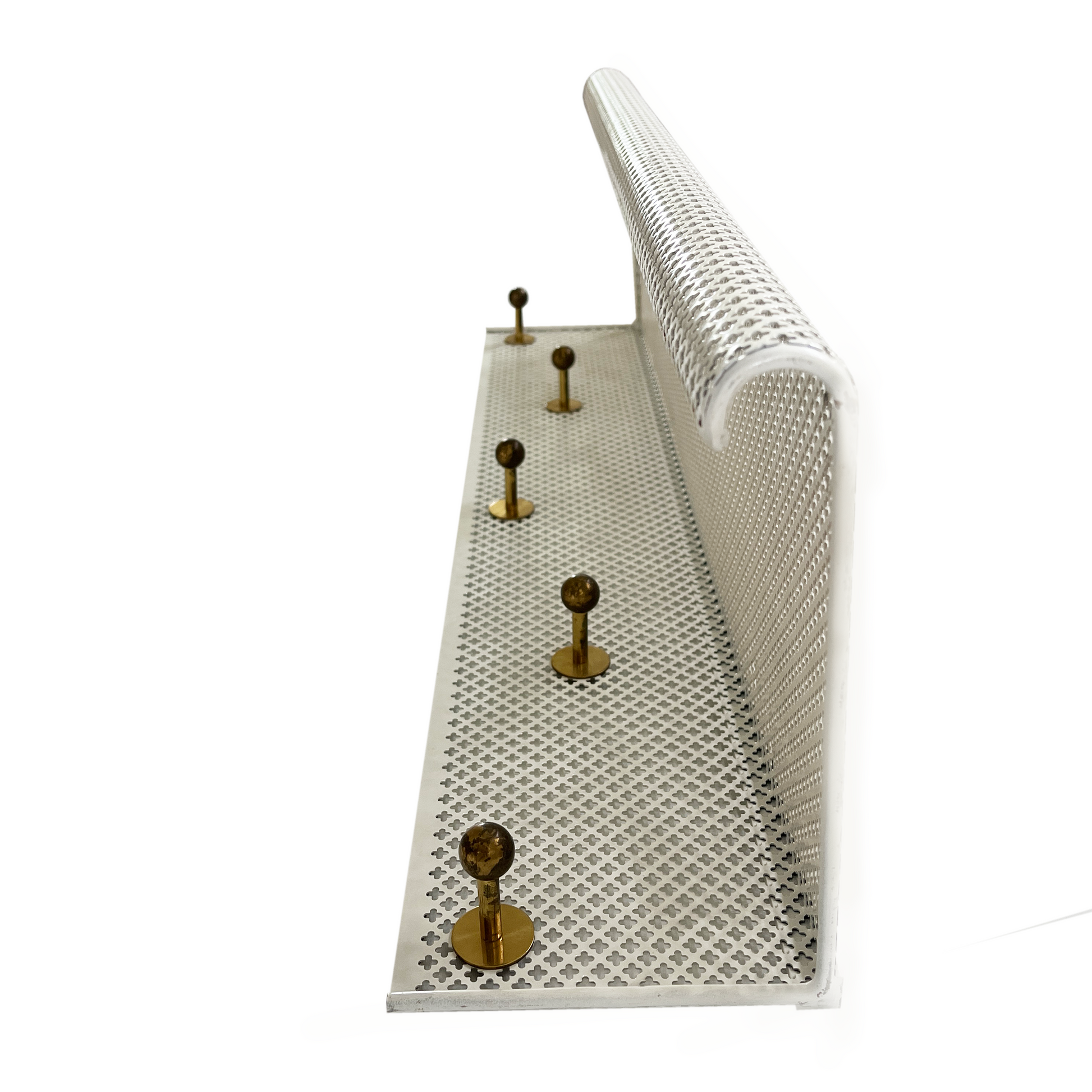 Vintage Coat Rack attributed to Mathieu Mategot - detail view