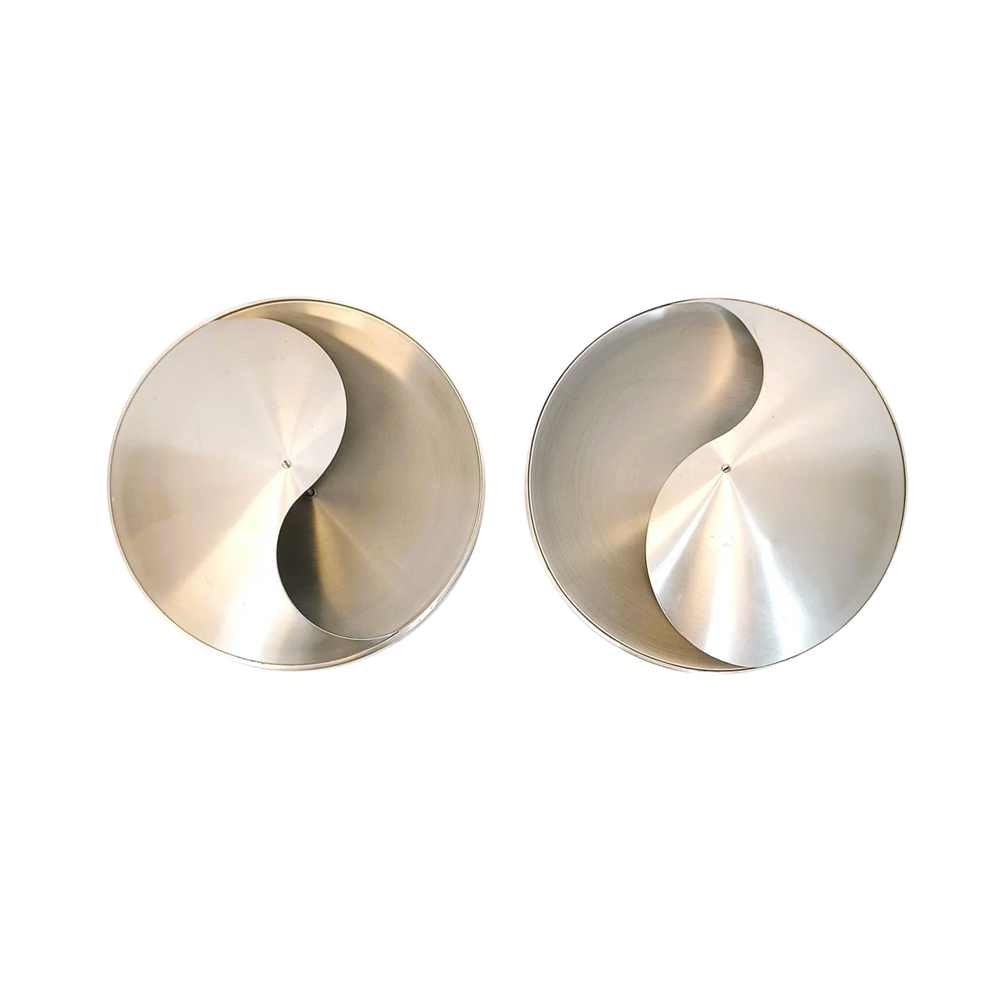 Pair of Vintage Yin Yang Wall Lights by Hermian Sneyders de Vogel for Raak Amsterdam