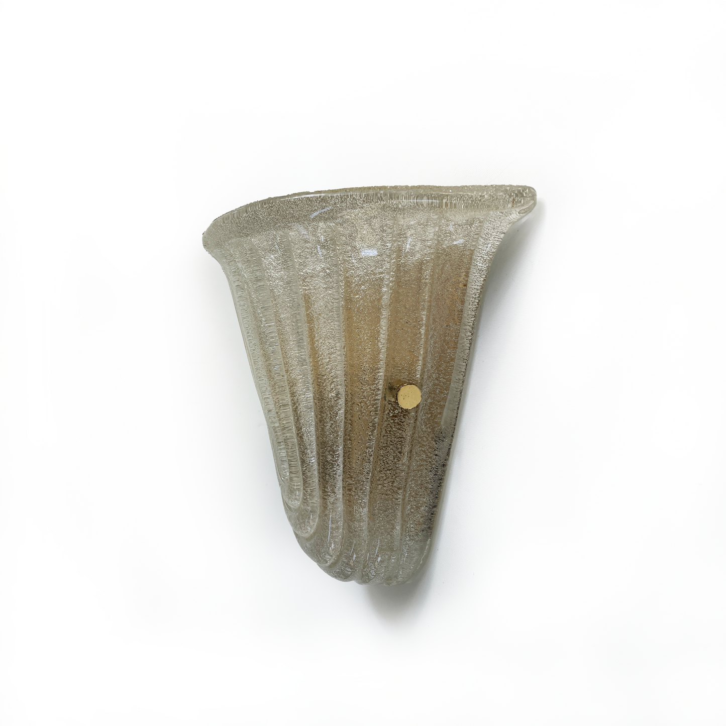 Pair of Vintage Classic Murano Graniglia Glass Sconces - close up