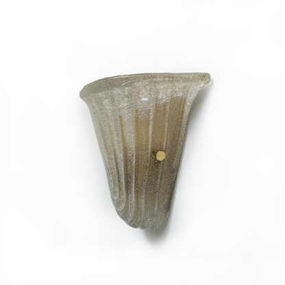 Pair of Vintage Classic Murano Graniglia Glass Sconces - close up